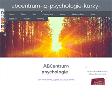 Tablet Screenshot of abcentrum-iq-psychologie-kurzy-kariera.com